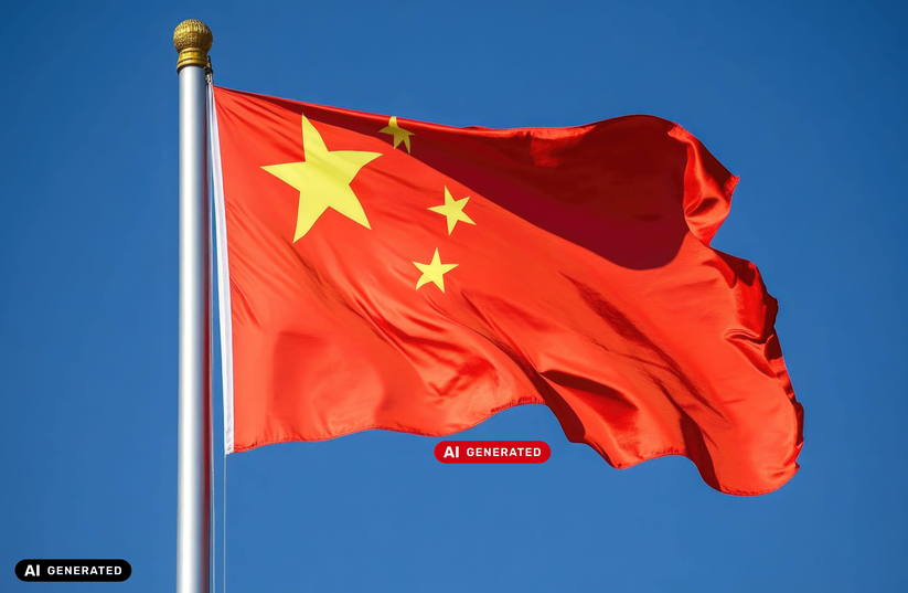 Chinesische Flagge (AI GENERATED)